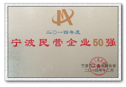 銀億集團榮列2014年度寧波民營企業50強...