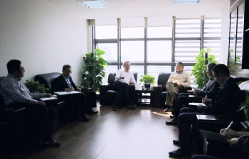 市十四屆政協(xié)副主席陳炳水一行到銀億集團(tuán)調(diào)研